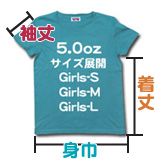 5.0ozTシャツ
